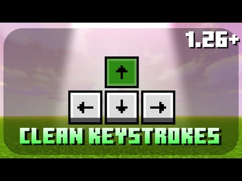 Cleanest Keystrokes for Mcpe 1.26+ | 5+ Variants