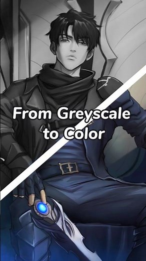 How to go from greyscale to color, using gradient map.