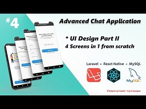 User interface design part II - Build a chat app using React Native and Laravel from scratch