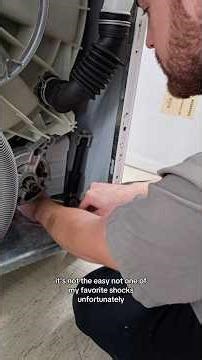 Front Load shocks🛠️ #appliancetechnician #washingmachinerepair #technician