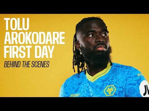It's TEA Time! Tolu Arokodare signs for Wolves | Behind the scenes