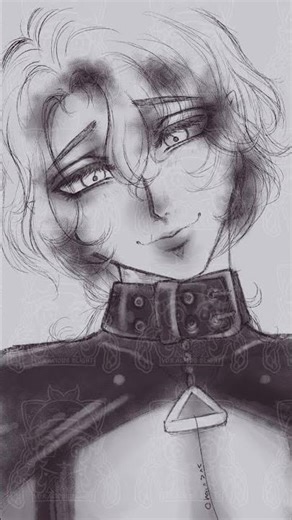 A dangerous smile #Speedpaint #illustration #shorts