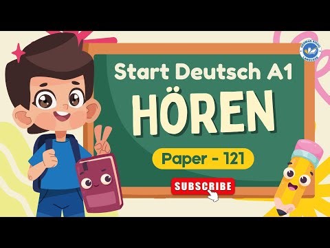 Start German A1 Exam Model Test || Paper - 121 || Listening with the answers #german #speaking