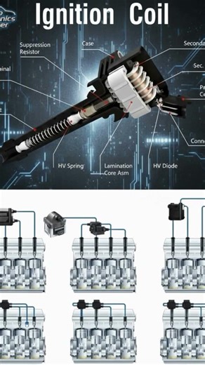 Ignition Coil Wiring Explained: How it Works #ignitionsystem#ignitioncoil #auto #jamesautomotiveeng
