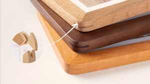 FLYJOE 5x7 Picture Frame - Solid Oak Wood 5 x 7 Photo Frame, 5''x7'' Frame With Mat For 4x6, Tabletop and Wall Display, Hanging Hardware Included, 5 By 7 Picture Frame Wood, Natural Oak