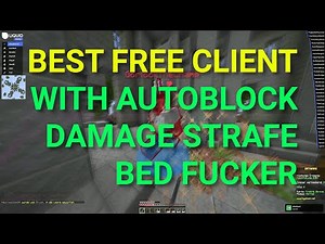 HYPIXEL BedWars, SkyWars, BlitzSG - BEDFUCKER -DAMAGE STRAFE AUTOBLOCK w/ #liquidbounce v0.1.4 (dev)