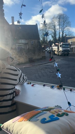 1.6K views · 22 reactions | Creating the magic, one window at a time 朗 Doing my little windows drawing on my days off this week and it’s really given me a little bit of peace in this Christmas stress I’ve found myself in, anyone else a little bit overwhelmed by the Christmas period? | Noughts & Crosses | Facebook