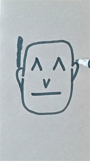 Simple drawing with letter v 🔤 #shorts