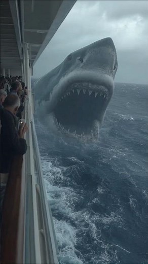 40-Foot Giant Shark Spotted Following Cruise Ship Near Maldives