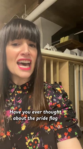 2.1K views · 54 reactions | The Pride flag is an example of how communities make art together, and how art in turn makes community. Happy Pride Month! https://youtu.be/KXjxN3t_BNY | CrashCourse | Facebook