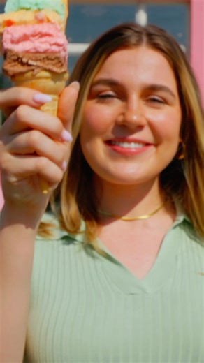 The cone that built a Chicago legacy is now slicing right by the Bean. 🌈 5 delicious flavors in stacked onto a single cone 📍 163 Michigan Ave 📸 The most unique and Instagrammable ice cream treat in the world! Rainbow Cone is now open downtown - and yes, it’s worth the hype. | The Original Rainbow Cone