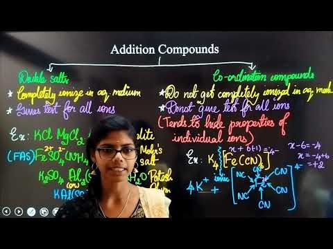 Coordination compounds 1 one shot in tamil