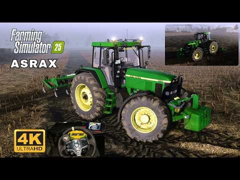 FS25 Ultra Realistic Graphics | John Deere 7810 Working in Corn Field 🔥 | (fs25 reshade) Moza R3