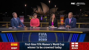 "I will sing 'God Save the King' if England wins." 🏴󠁧󠁢󠁥󠁮󠁧󠁿 Alexi Lalas has a lot on the line in the Final between Spain and England 😅 | FOX Soccer