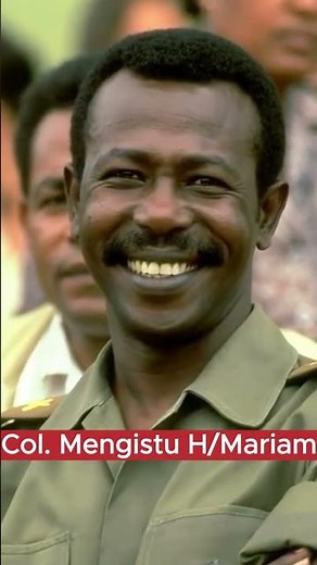 Rare 1970s Portrait: Col. Mengistu Haile Mariam Military POV 🇪🇹 Addis Abeba