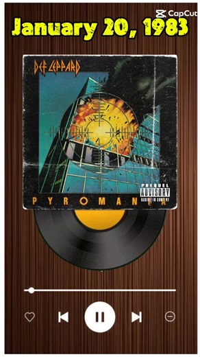 On This Day in Rock History #defleppard #hardrock #albumrelease #musichistory
