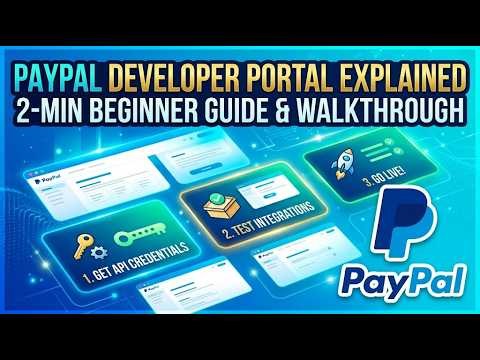 PayPal Developer Portal Explained 2026 Website Walkthrough & Beginner Guide 2 Min
