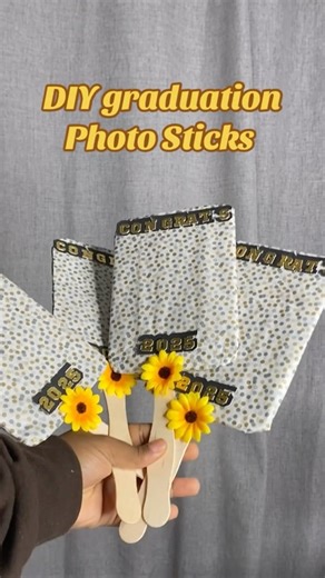 DIY Graduation Sticks #diy #craftingideas