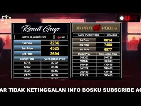 LIVE DRAW SGP | JAPAN POOL | LIVE DRAW SGP HARI INI | LIVE SGP | LIVE JAPAN HARI INI