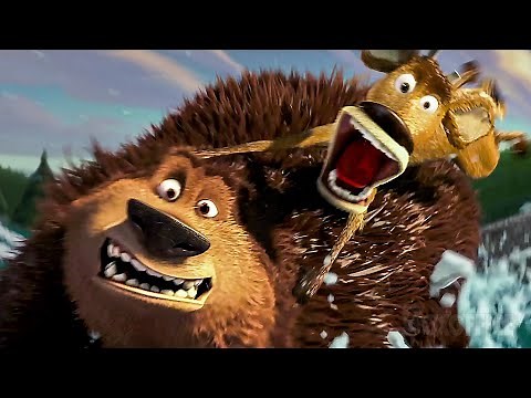 La folle poursuite dans l'eau (le cerf est à mourir de rire) | Les rebelles de la forêt | Extrait VF