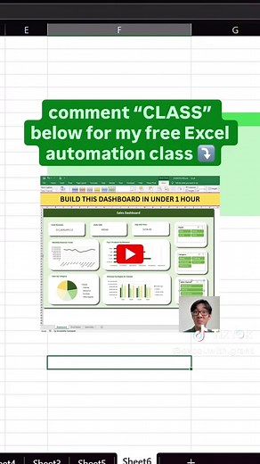 6 Excel functions that’ll make your coworkers jealous 👀 Learn how to automate everything in my free Excel AI class — link in bio! #excel #exceltips #automation #worklife #excelhumor #productivity