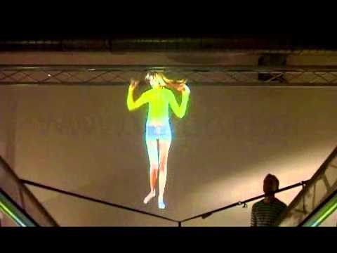 3d holographic projection