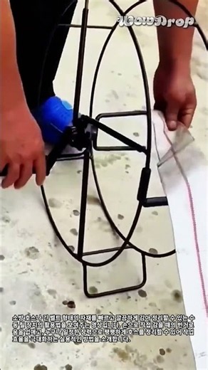 소방 호스를 순식간에 감아버리는 천재적인 수동 릴 장치 사용법 #worker #process #equipment #howto #utility