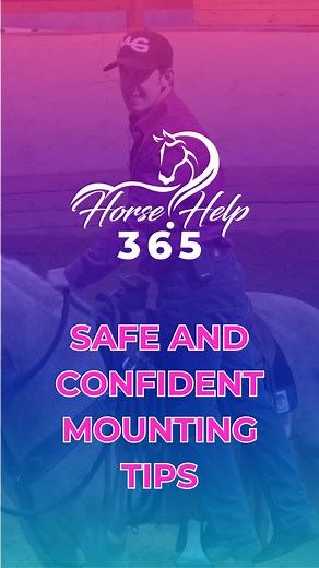 4.7K views · 79 reactions | ✅ Mounting Made Easy! Learn three pro tips to get on your horse safely and confidently. Be bold, use a two-step motion, and keep rein contact!  Watch the full video on Horse Help 365!  Ready to level up? Check out our website (link in bio) or join the FREE 30-Day Horse Help Challenge: www.horsehelpchallenge.com #horsebackriding #horses #horsetraining #horsetrainer #horse #horsetrainingtips #horsehelp | Horse Help With Michael Gascon | Facebook