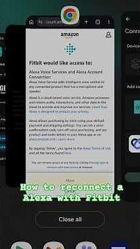 How to reconnect a Alexa with Fitbit