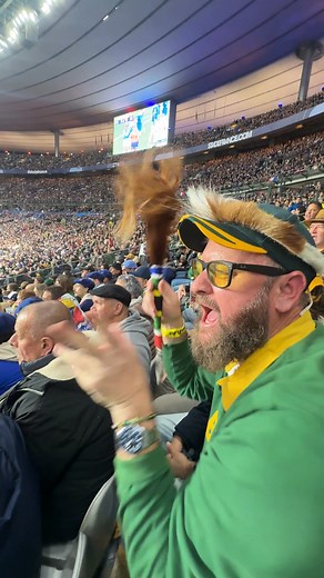 When the Springboks got the RED CARD, something needed to be done, Major Rys Vleis brought out the Xhosa 'Spelstok', 20 seconds later....we scored!! | Braai Army