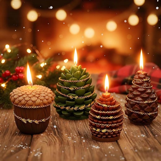 DIY Christmas Pine Cone Silicone Mold, Oil Pine Cone Candle Mold, Decorative Ornament, Plaster Mold - Etsy