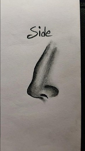 how to draw different nose tutorial...✨ #art #drawing #howtodraw #sketch #tutorial #shorts