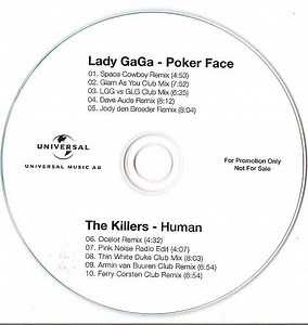 Lady GaGa / The Killers - Poker Face / Human