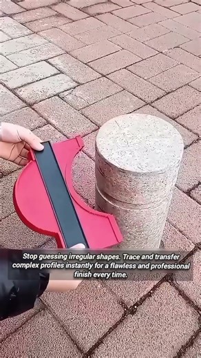 Contour Gauge Tool: Essential for Precise Cutting and Fitting.