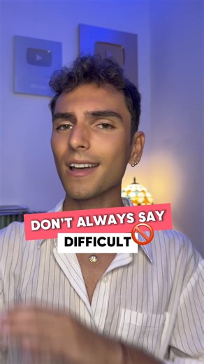 171K views · 6.7K reactions | Don’t ALWAYS say: DIFFICULT  #ingles #pronunciation #English #vocabulary #inglese #englishtips #learnenglish | English with Antonio | Facebook