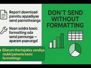 Make Your Excel Data Look Professional | Basic Formatting Everyone Should Know #excelformatting