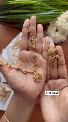 Classic Gold Finish Coin Necklace | Traditional Temple Style Elegance ✨