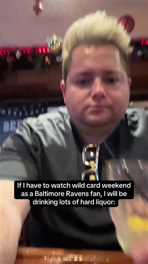 Still not over that loss in Pittsburg last weekend, so I will be coping with hard liquor to cope with the sadness and pain! #loss #baltimore #ravens #playoffs #comedy