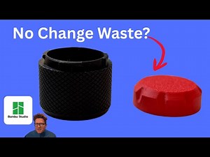 Print Smarter: 2 Parts - 2 Colors with ZERO Waste (Bambu Studio Setting)