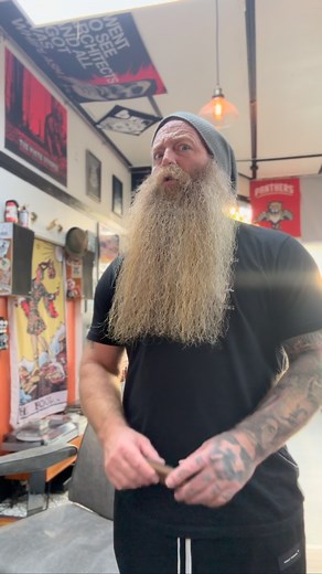 38 reactions | Leafblower good ! Leaf blower and dangly things bad ! Leaf blower and beards very very bad ! #leafblower #tiktok #beardedfoolbarbering | Bearded Fool Barbering | Facebook