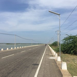 68K views · 366 reactions | Solar Light installation @ Mannar Bridge #All in one solar Street Lights with Lithium Iron phosphate batteries (LiFePO 4) # | Micro Pc Systems Pvt Ltd | Facebook