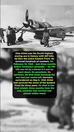 Dying at the Finish Line: The Tragic 267-Kill Record of Otto Kittel #history