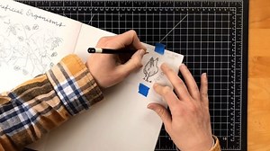 From start to finish, carving a quick stamp for custom game pieces. I’ll show you soon.  #chicken #illustration #stamp #handcarvedstamp #lefty #lefthanded #diy #stayhomestaysafe #artistherapy | Beck and Rose | Facebook