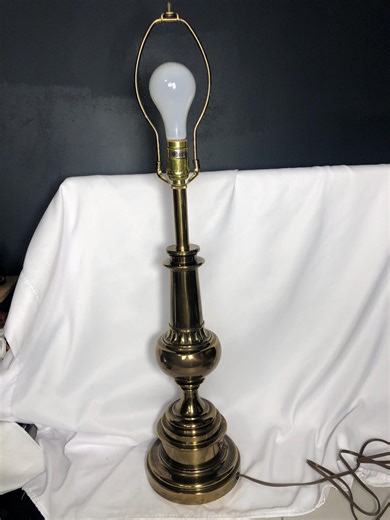 Vintage Stiffel Brass Table Lamp, Hollywood Regency Style - Etsy