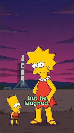 The Simpsons: Bart & Elon Musk’s Chaotic Rocket Launch – Springfield’s 90s Cartoon Mayhem!