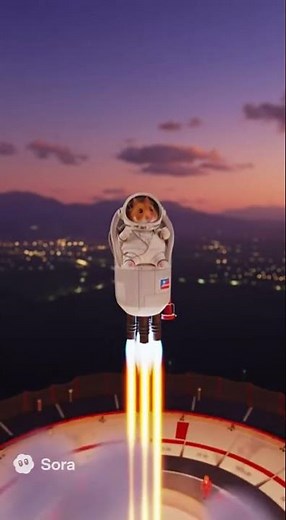 ハムスターが遂に宇宙へ！