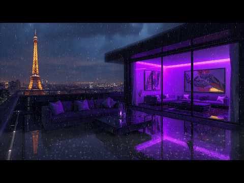Lofi Rainy Nights 🌧️ – Cozy Paris Visual & Rain Ambience for Midnight Study Sessions | 4K