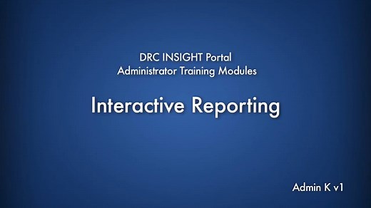 Interactive Reporting