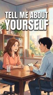 TELL ME ABOUT YOURSELF - The 1 Minute Easy Answer Script | Job Interview English (A1)