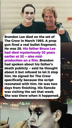 Bruce Lee's Son Died on the Same Set His Father Died Filming.